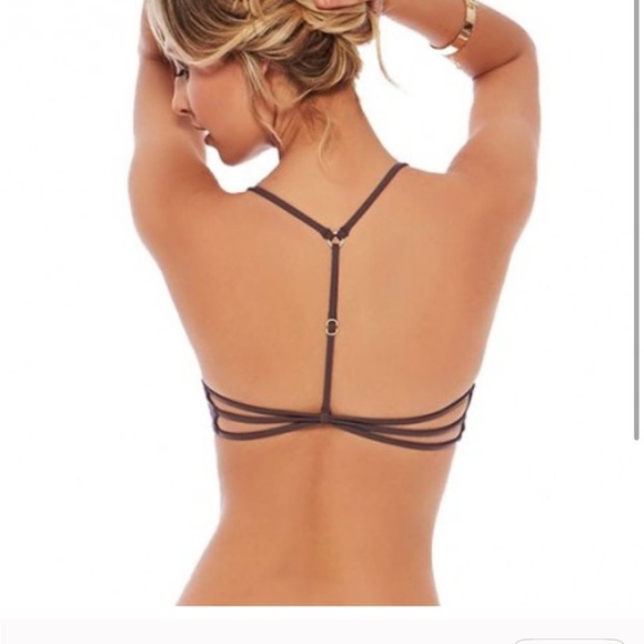 L Space Bikini Set Elle Top(M) Redondo Bitsy Bottoms(L) in Pebble 62 - Picture 4 of 14